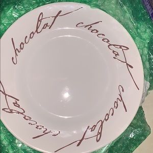 Chocolat plates from crate&barrel 6x$40